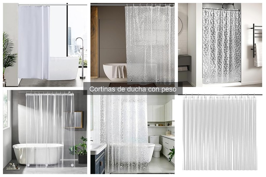 Alternativas a las cortinas de ducha con peso para tu baño
