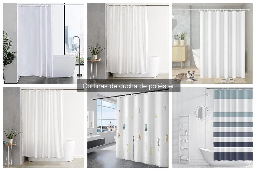 Alternativas a las cortinas de ducha de poliéster: opciones efectivas