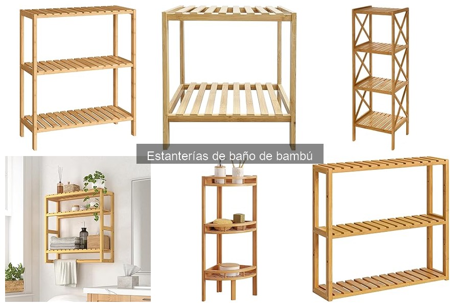 Alternativas a las Estanterías de Baño de Bambú