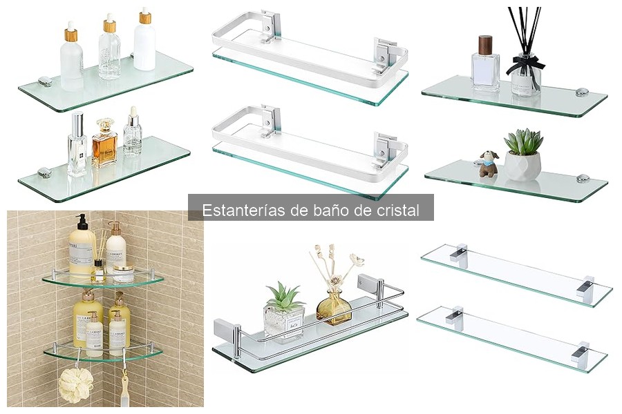 Alternativas a las estanterías de baño de cristal: opciones efectivas