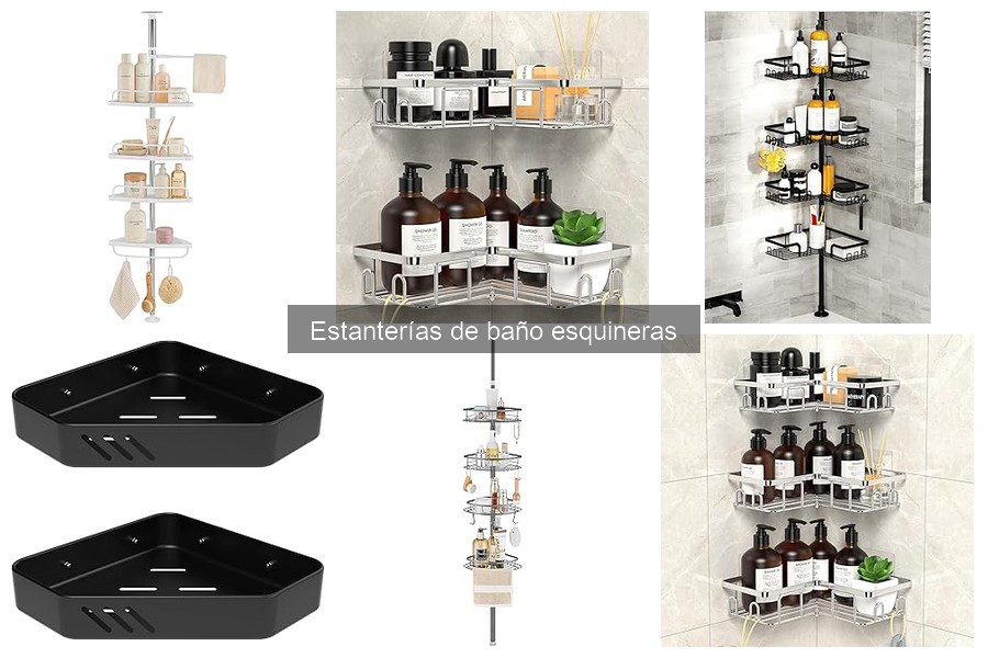 Alternativas a las estanterías de baño esquineras efectivas