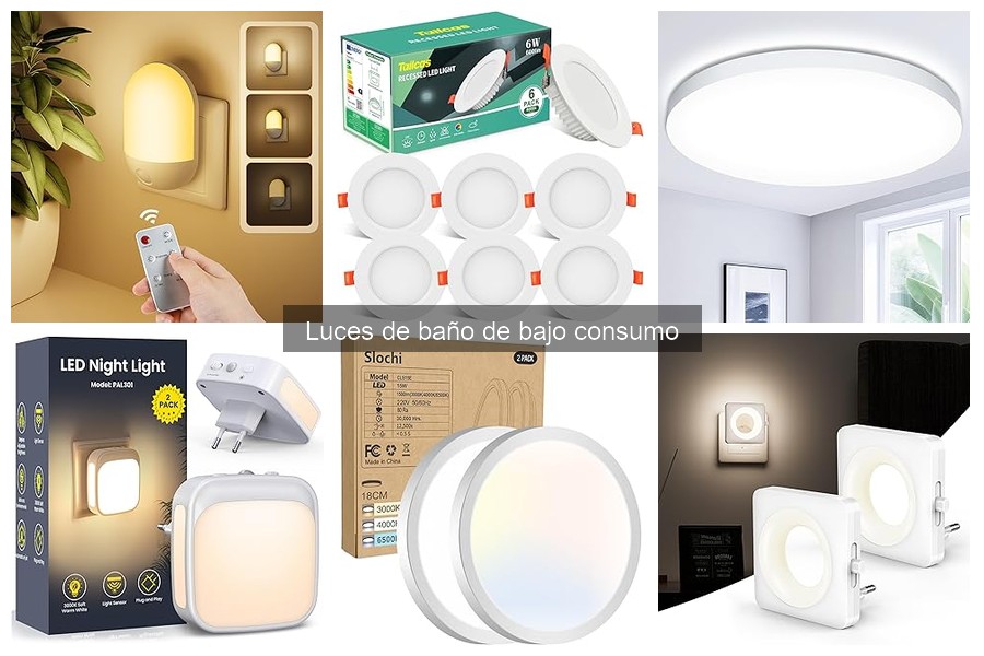 Alternativas a las luces de baño de bajo consumo