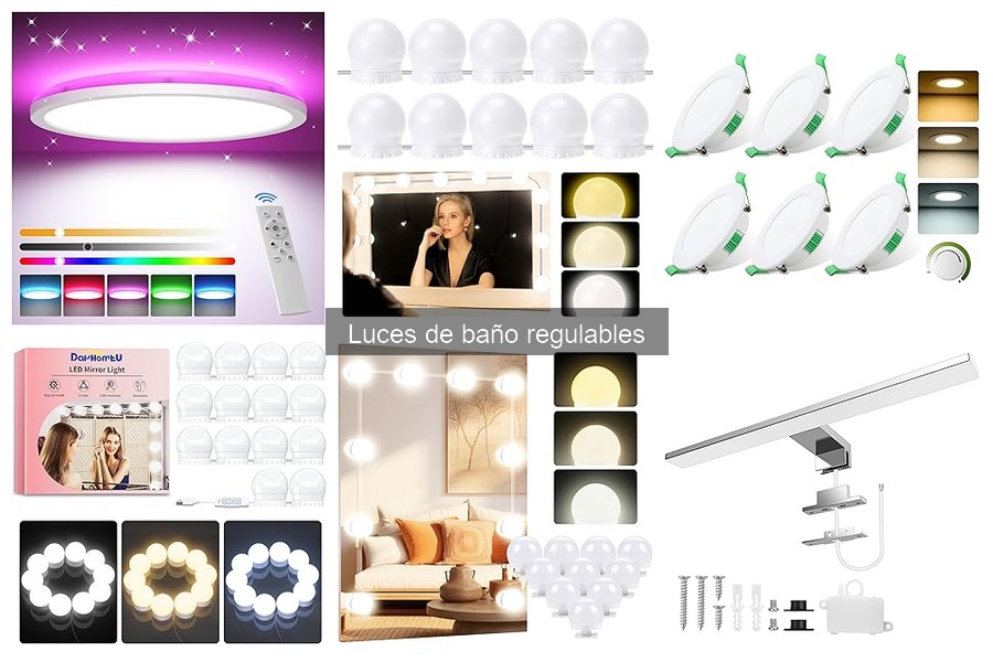 Alternativas a las luces de baño regulables: Opciones innovadoras