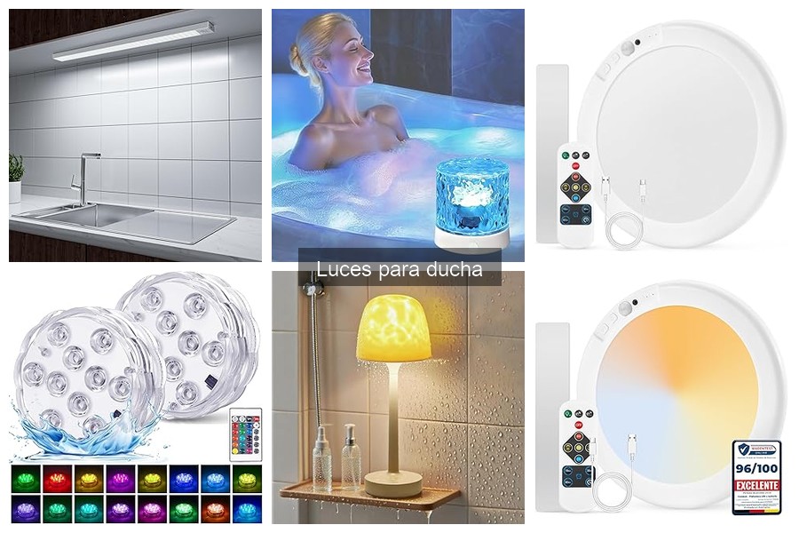 Alternativas a las luces para ducha: Opciones innovadoras