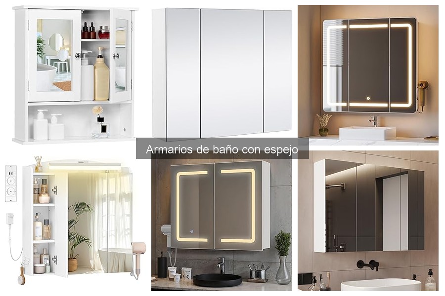 Alternativas a los armarios de baño con espejo