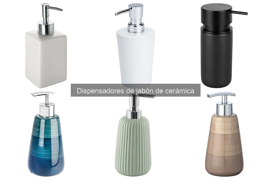 Alternativas a los dispensadores de jabón de cerámica