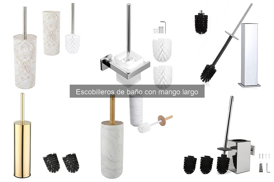 Alternativas a los escobilleros de baño con mango largo