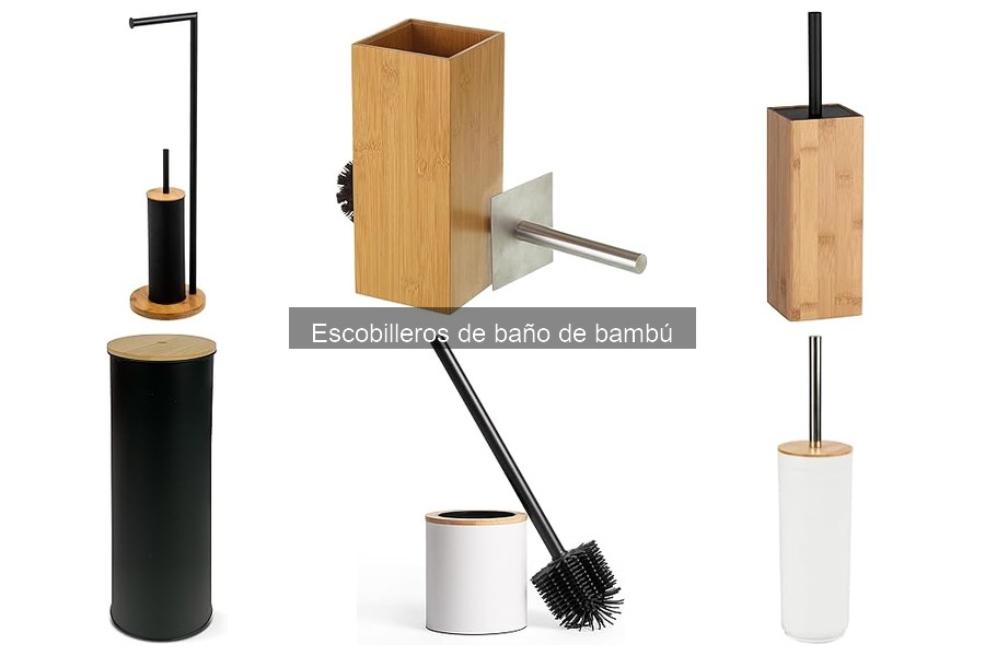 Alternativas a los escobilleros de baño de bambú para tu hogar