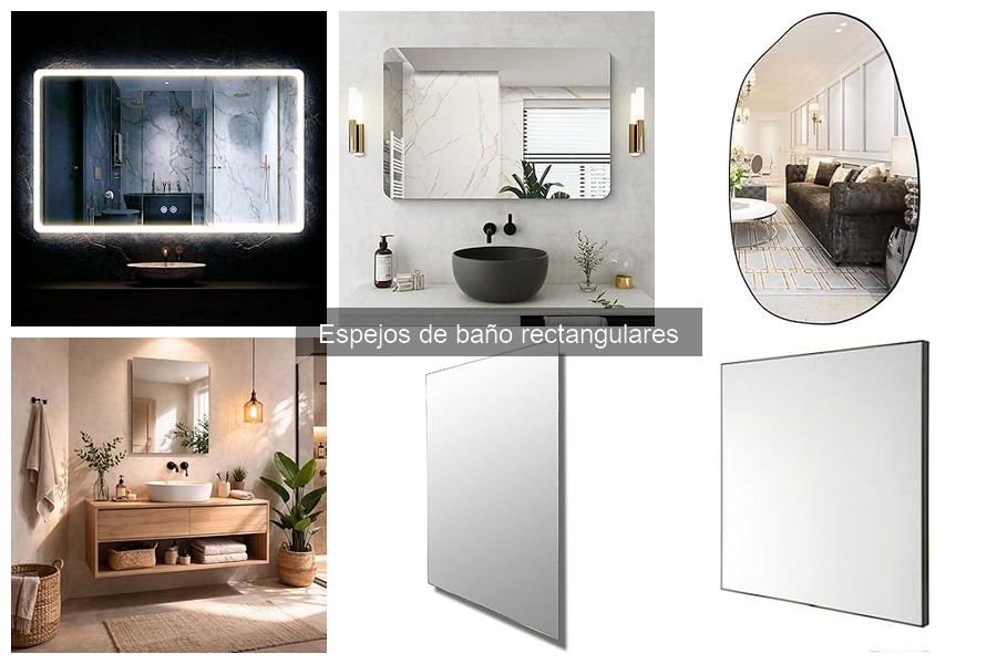 Alternativas a los Espejos de Baño Rectangulares
