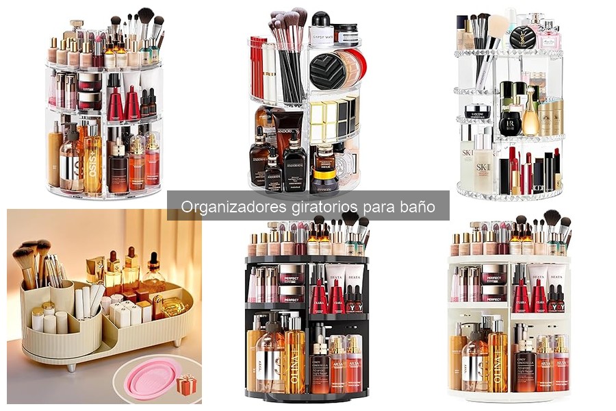 Alternativas a los organizadores giratorios para baño