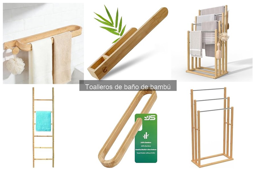 Alternativas a los toalleros de baño de bambú: opciones prácticas
