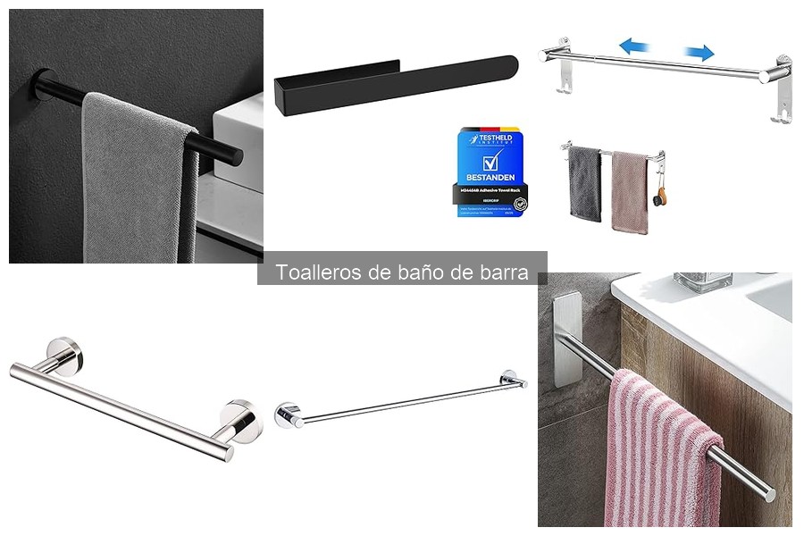 Alternativas a los toalleros de barra para el baño