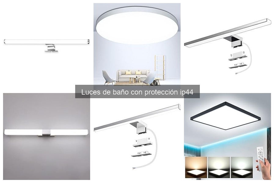 ** Alternativas a luces de baño IP44: opciones y recomendaciones