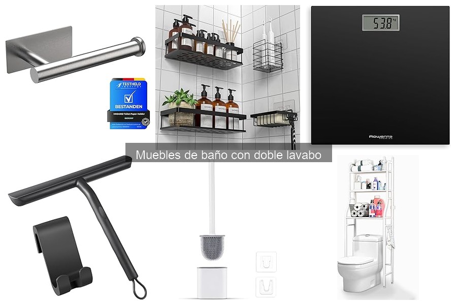 Alternativas a muebles de baño con doble lavabo
