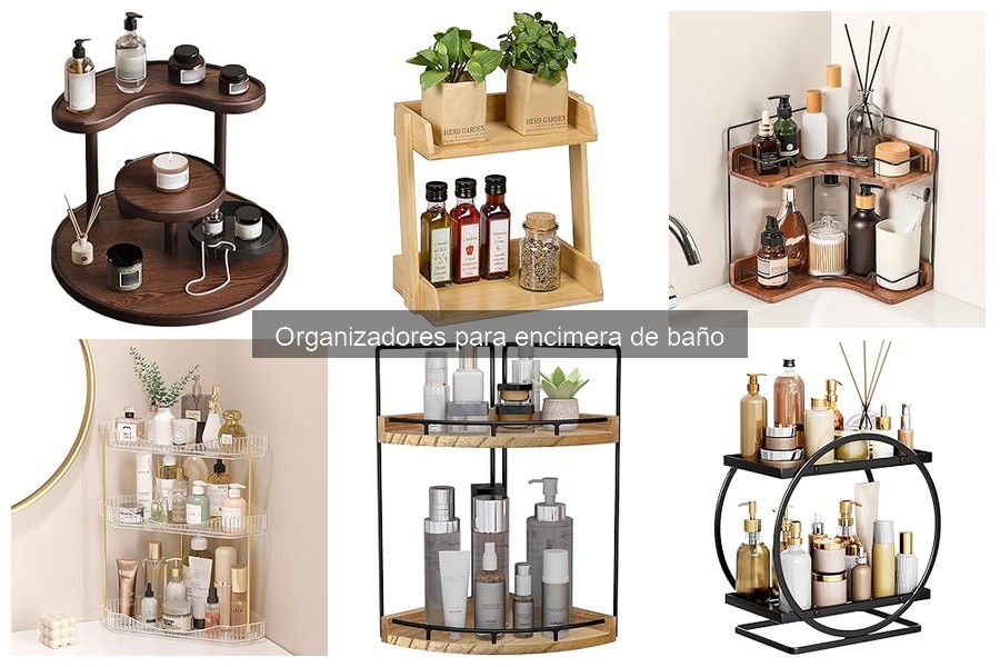 Alternativas a organizadores para encimera de baño