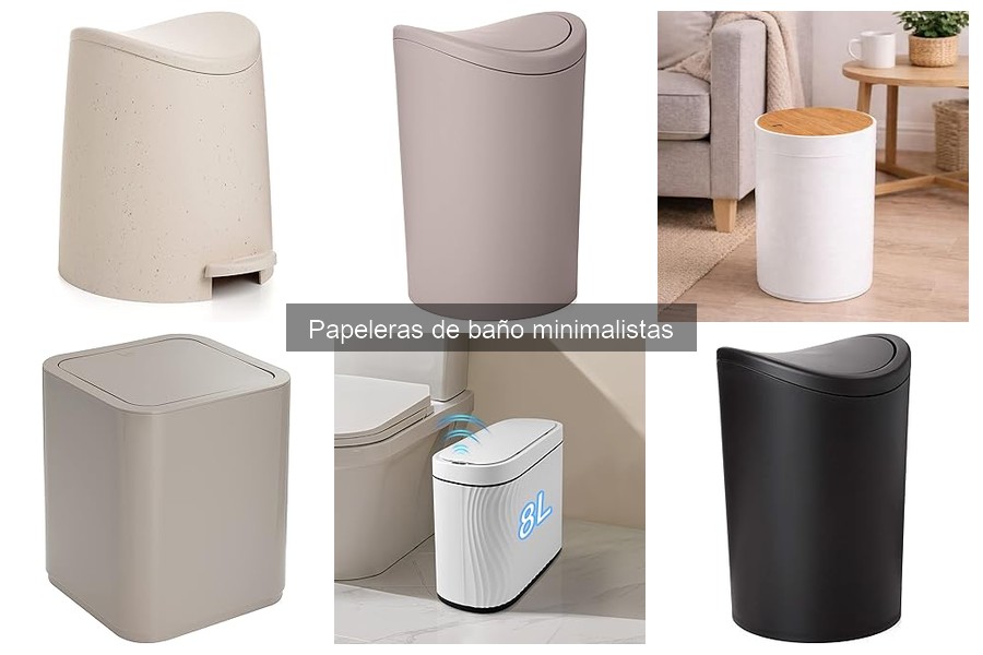 Alternativas a Papeleras de Baño Minimalistas: Soluciones Útiles