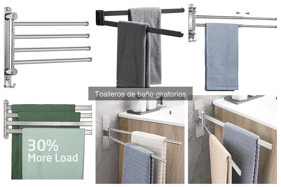Alternativas a Toalleros de Baño Giratorios: Opciones Eficaces