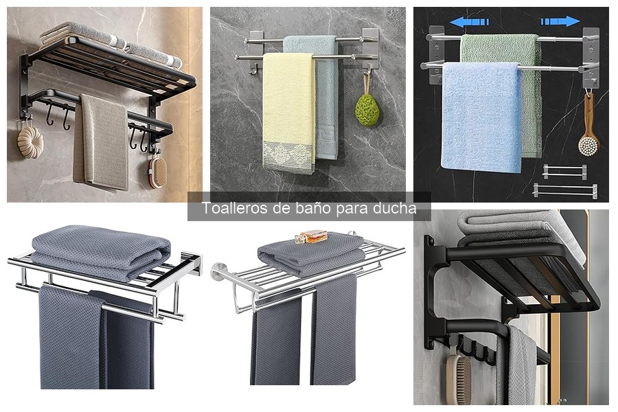 Alternativas a toalleros de baño para ducha: Ideas prácticas