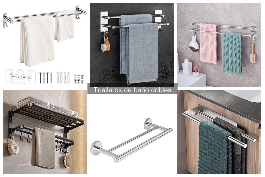Alternativas a Toalleros Dobles: Organiza Tu Baño Eficientemente