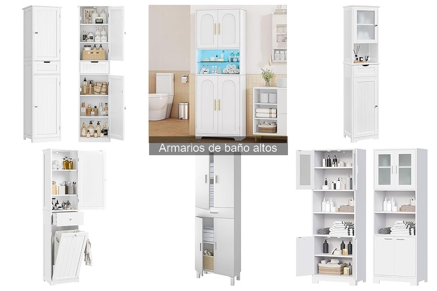Alternativas al armario de baño alto para una mejor organización