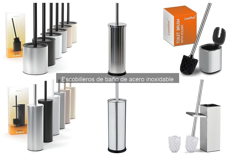 Alternativas al escobillero de baño de acero inoxidable