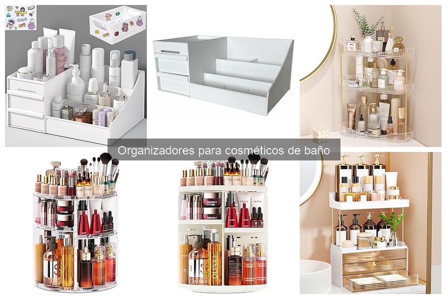Alternativas creativas a organizadores de cosméticos convencionales