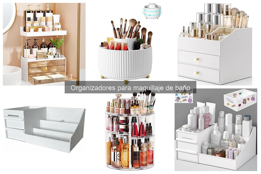 Alternativas creativas a organizadores de maquillaje convencionales