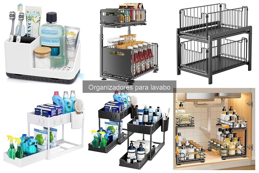Alternativas creativas a organizadores para lavabo
