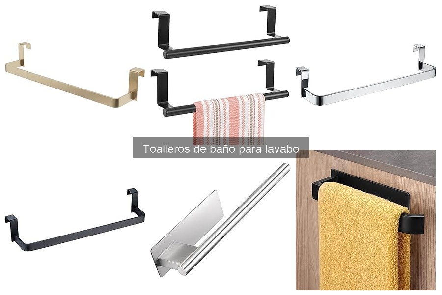 Alternativas creativas a toalleros de baño convencionales