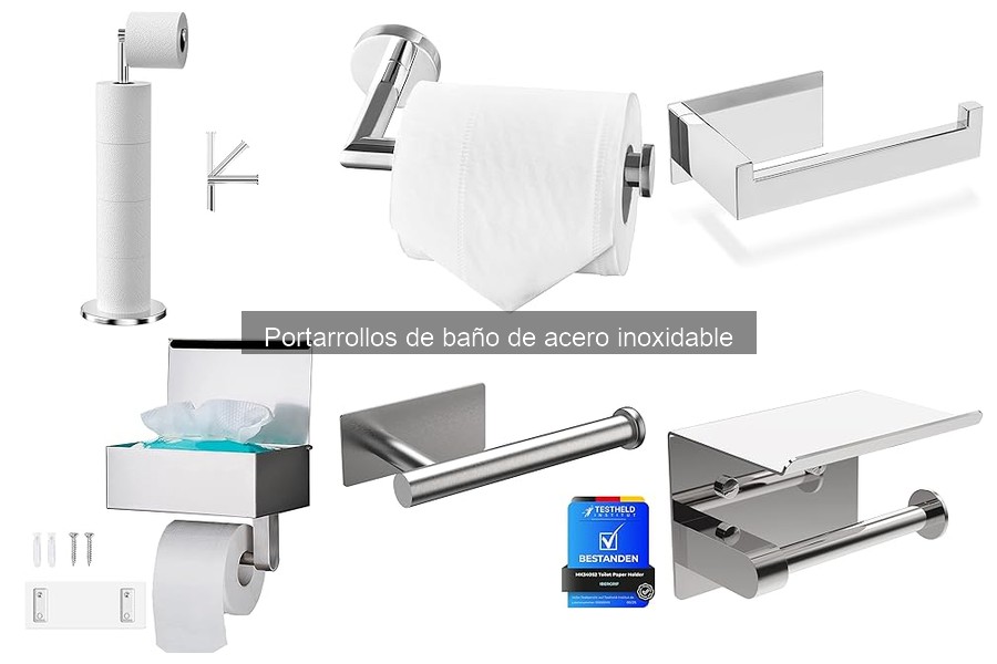 Alternativas creativas al portarrollos de acero inoxidable