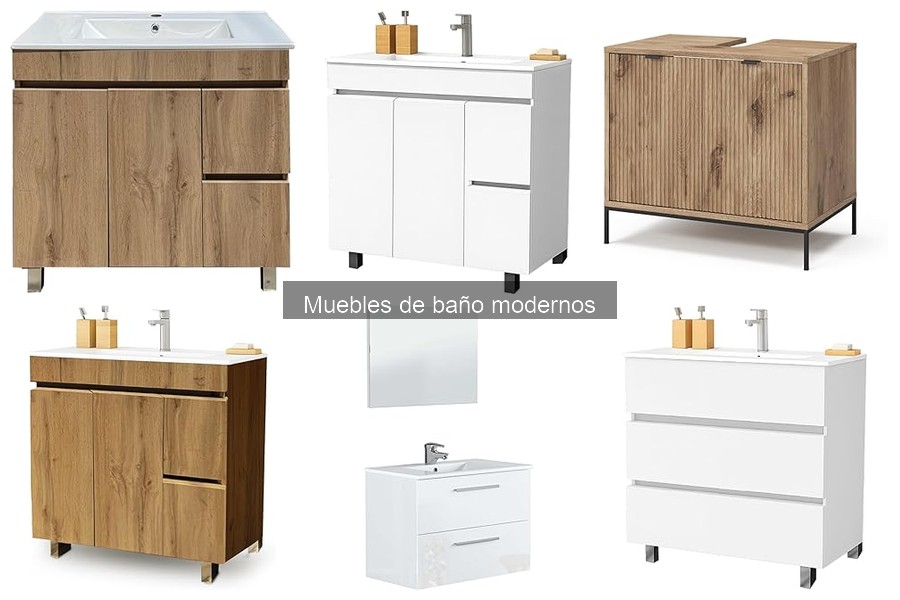 Alternativas económicas a muebles de baño modernos
