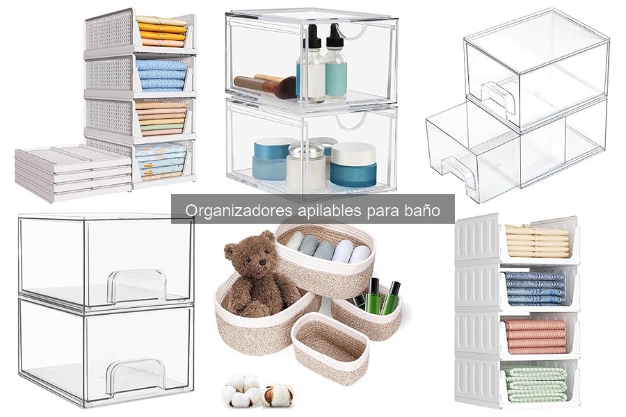 Alternativas efectivas a organizadores apilables para baño