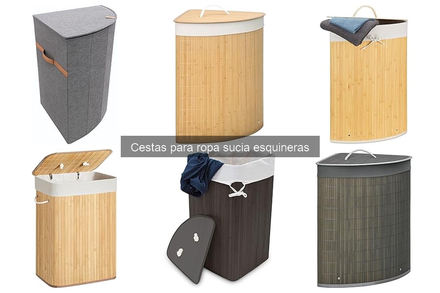 Alternativas innovadoras a cestas para ropa sucia esquineras