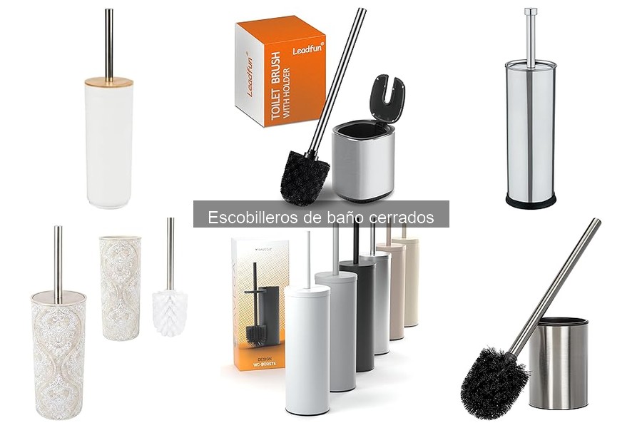 Alternativas innovadoras a escobilleros de baño cerrados