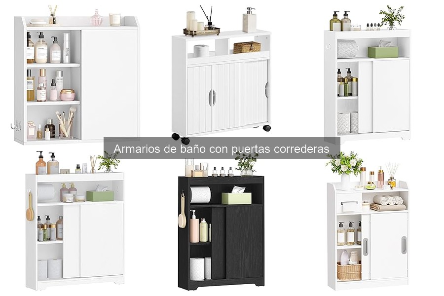 Armarios de baño con puertas correderas: definición y características