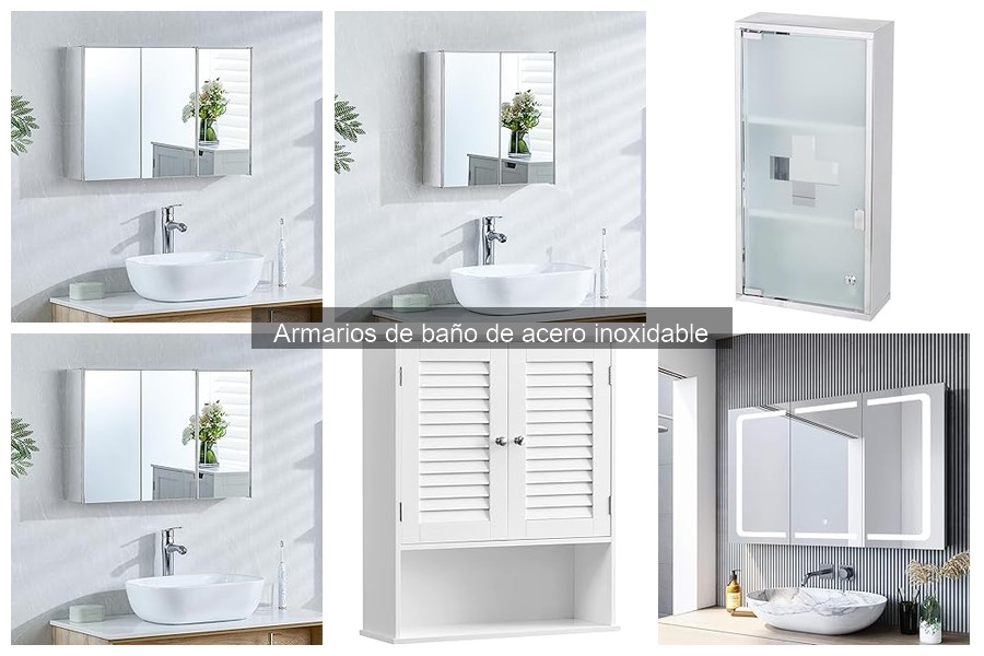 Armarios de baño de acero inoxidable: características y beneficios