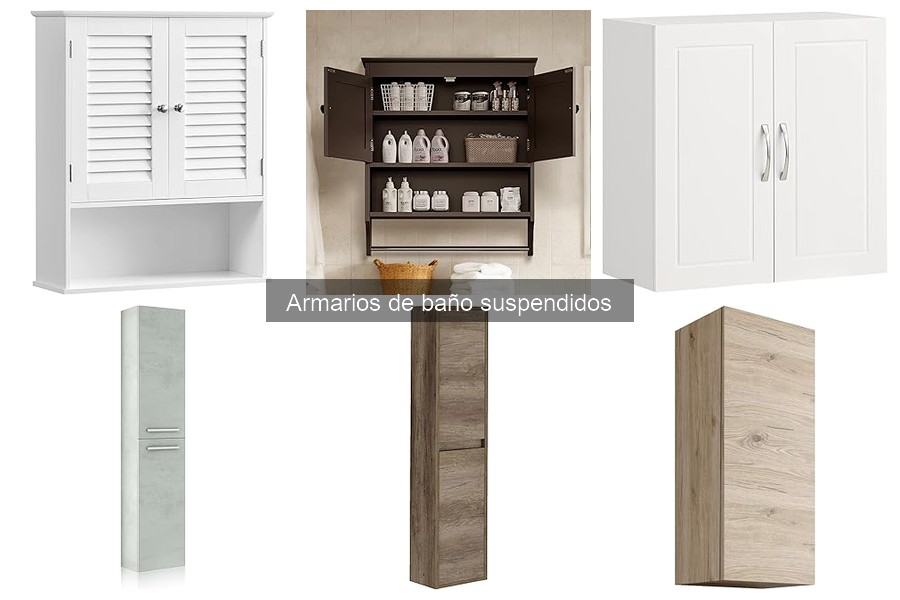 Armarios de baño suspendidos: ¿Fáciles de limpiar?