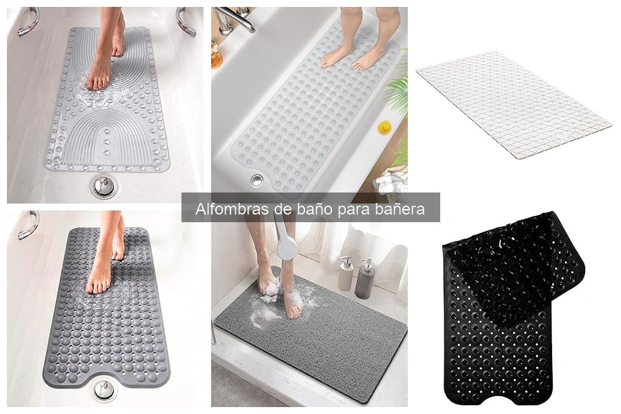 Beneficios de usar alfombras de baño para bañera
