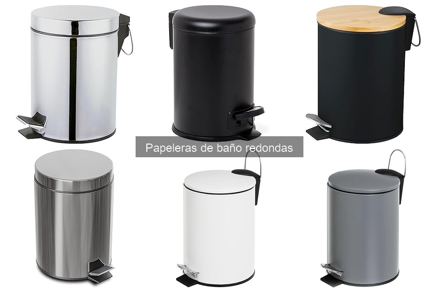 Beneficios de usar papeleras de baño redondas
