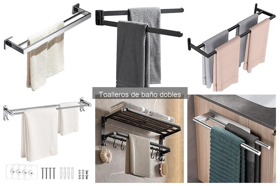 Beneficios de usar un toallero doble en el baño