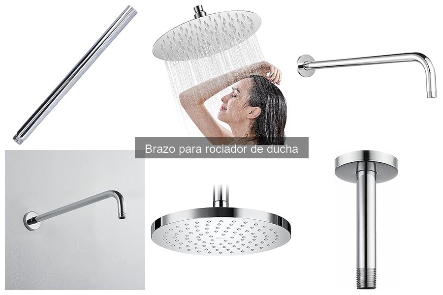 Brazo para rociador de ducha vs. cabezal de ducha: ¿cuál elegir?
