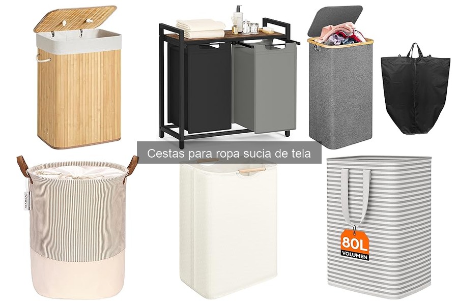 Cesta para ropa sucia de tela: características y beneficios