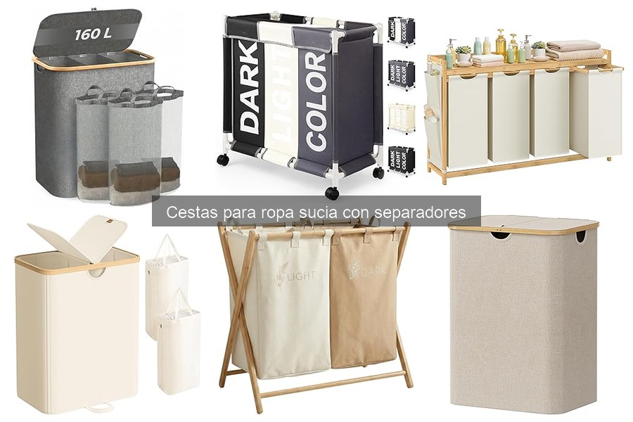 Cestas para Ropa Sucia con Separadores: ¿Qué Son y Cómo Usarlas?