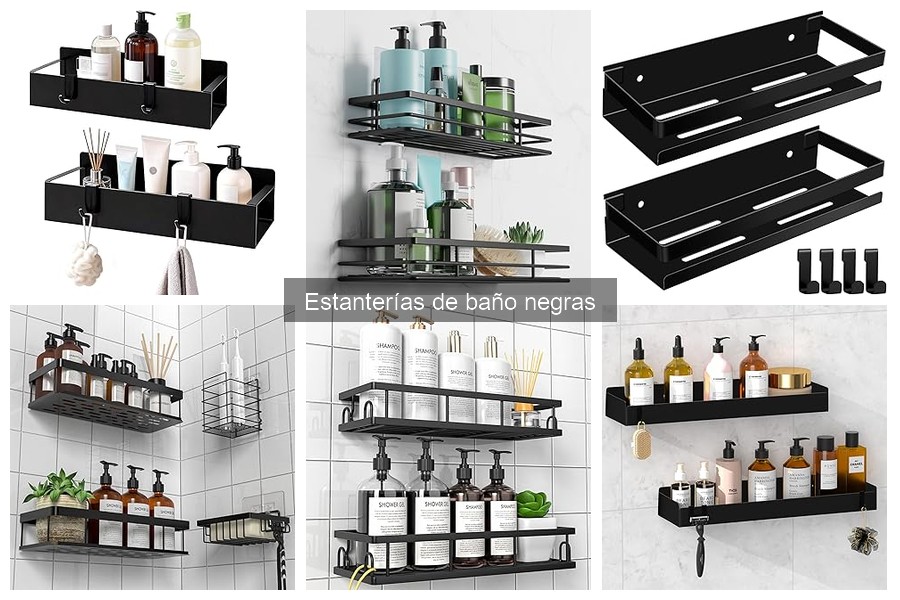 Cómo cuidar y mantener estanterías de baño negras