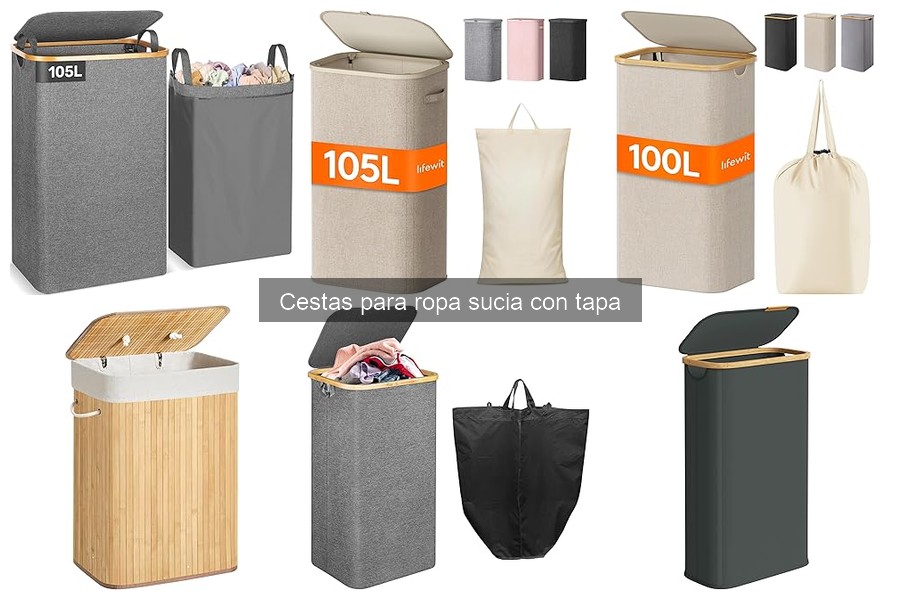 Cómo Decorar con Cestas para Ropa Sucia con Tapa