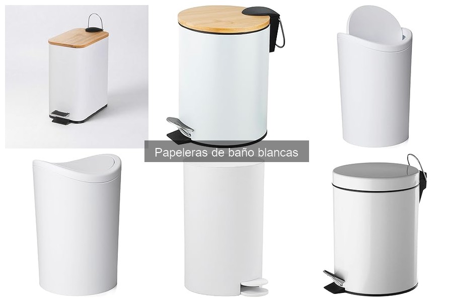 Cómo Decorar el Baño con una Papelera Blanca Elegante