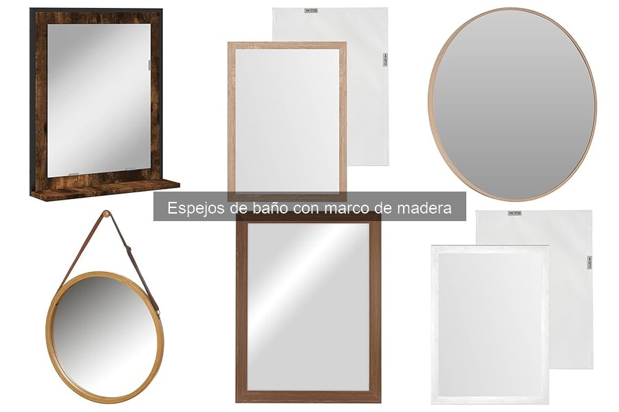 Cómo elegir el espejo de baño con marco de madera ideal