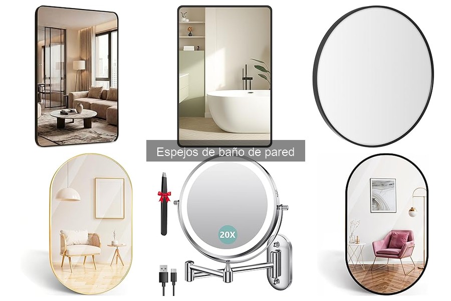 Cómo elegir el espejo de baño de pared ideal para ti