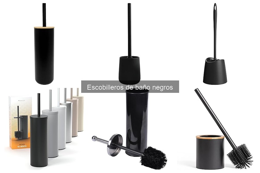 Cómo elegir el mejor escobillero de baño negro