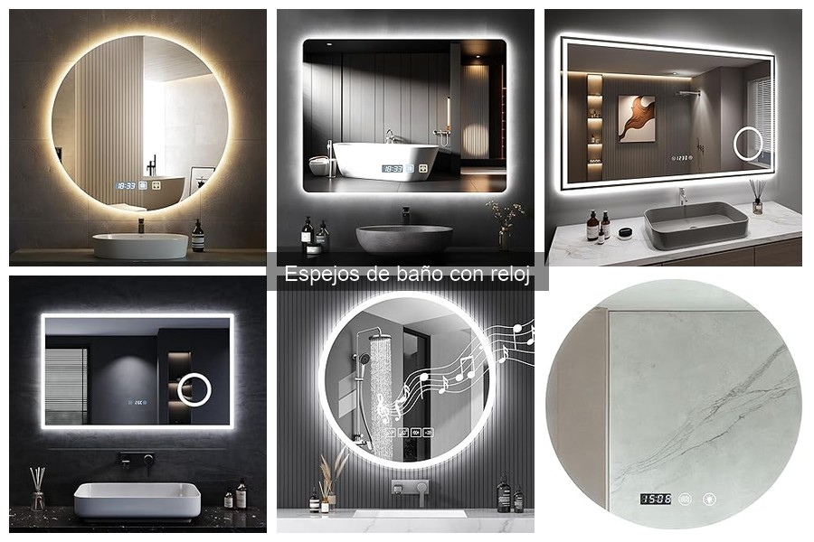 Cómo elegir el mejor espejo de baño con reloj en 2023